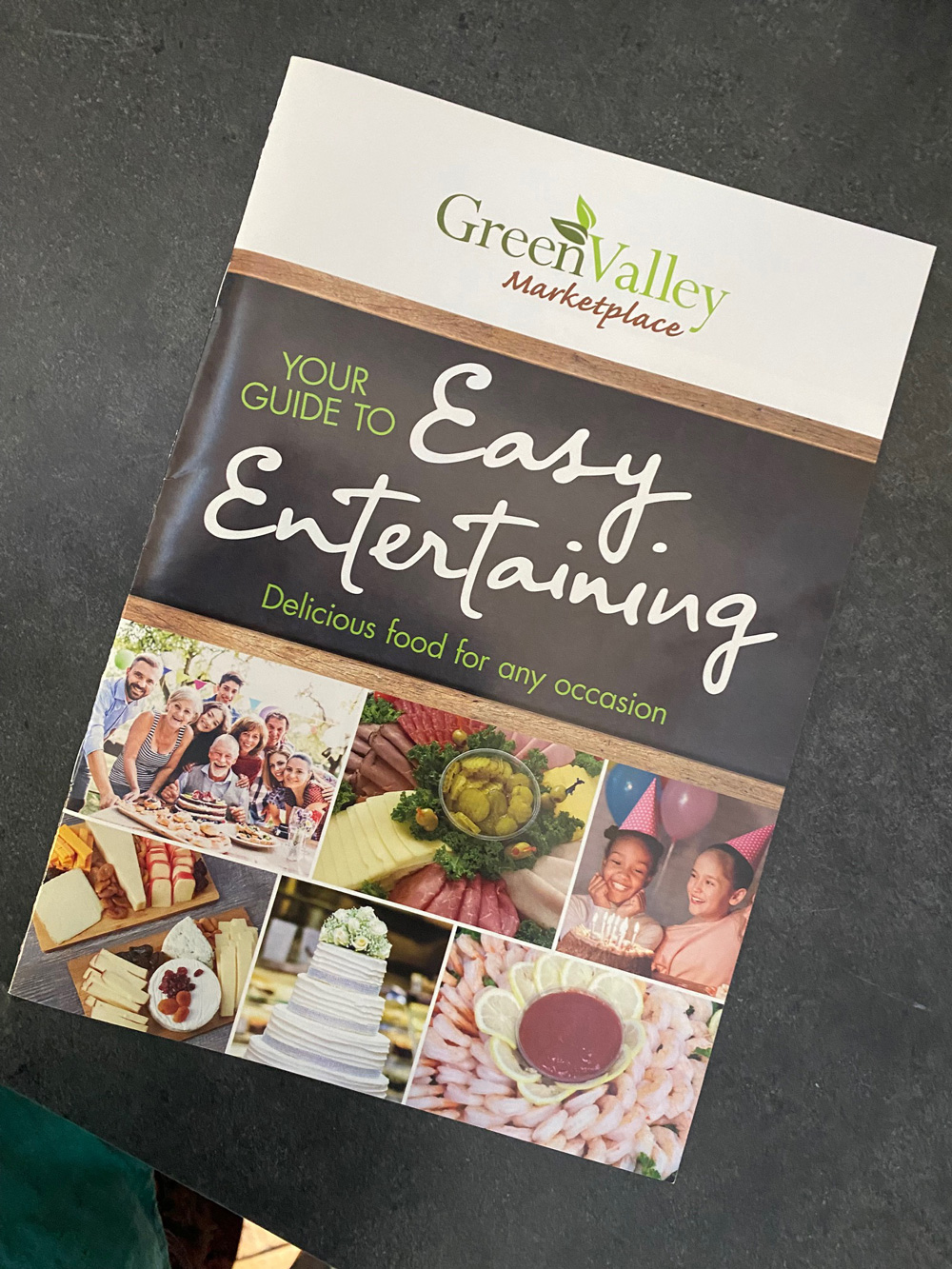 The Green Valley guide book, designed and printed in-house by Weber